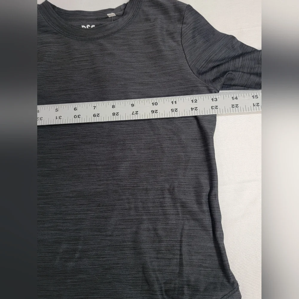 DSG Girls 365 Long Sleeve Tee In Pure Black Size XS (6-7)
